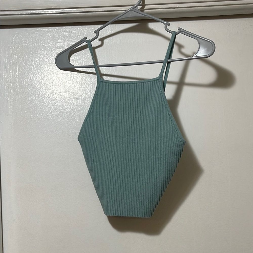 NWT forever, 21 green rib tank large